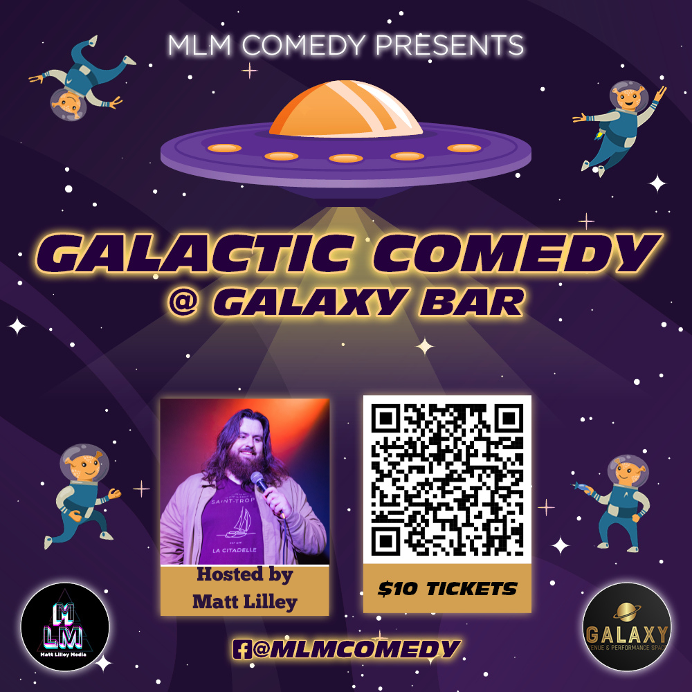 Galactic Comedy at Galaxy Bar poster