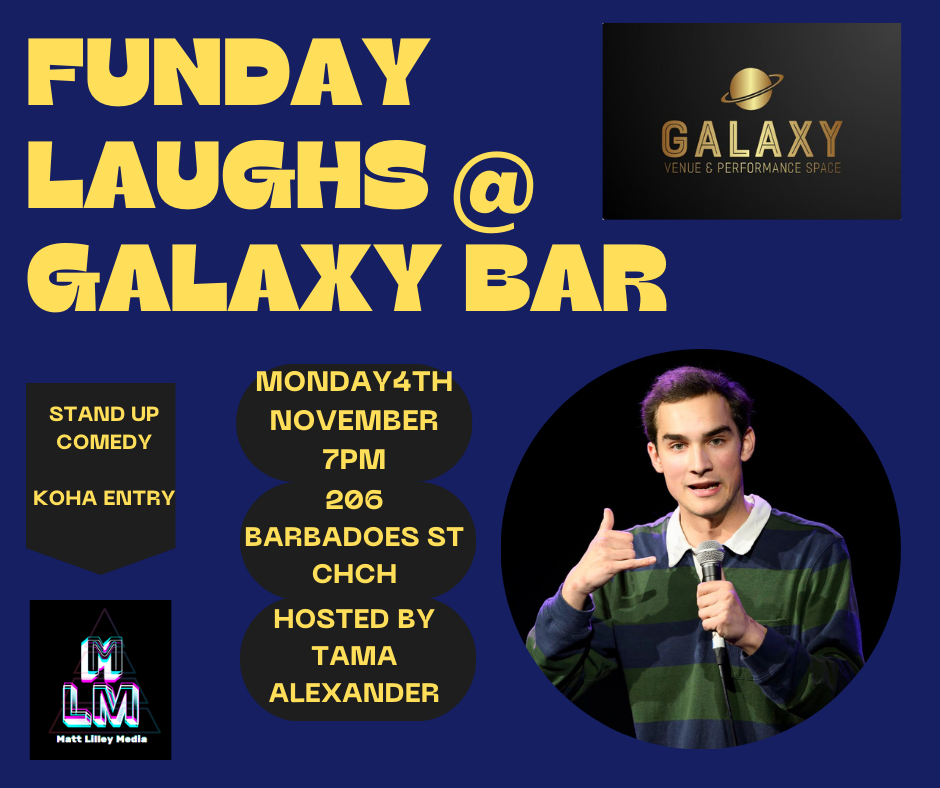 Funday Laughs at Galaxy Bar poster